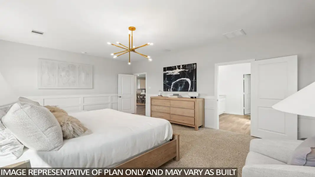 Furnished interior view inside a new home in Sunterra Lakes, Brookshire (Image 24).