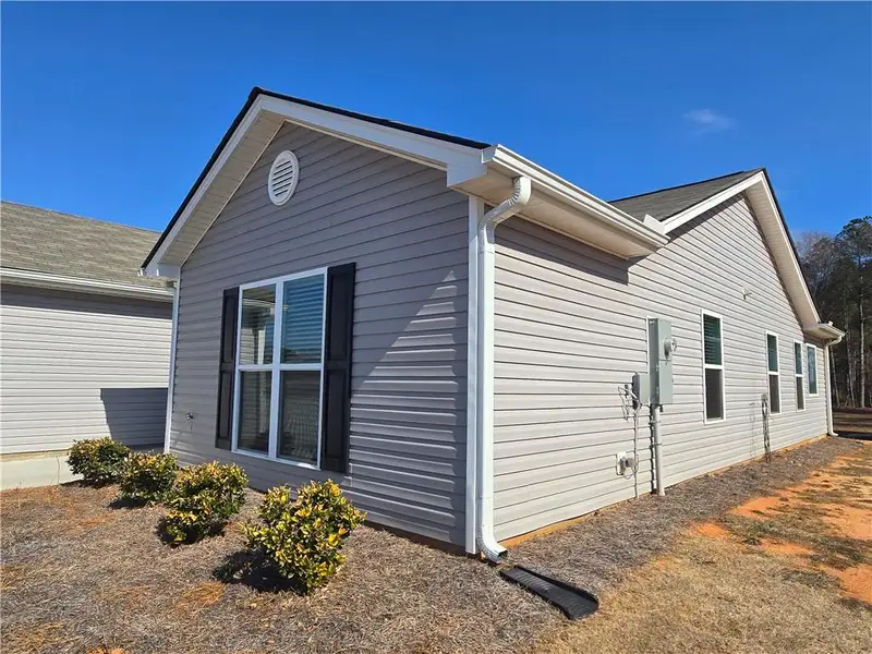 Exterior details and patio area of a home in , Hartwell (Image 21).