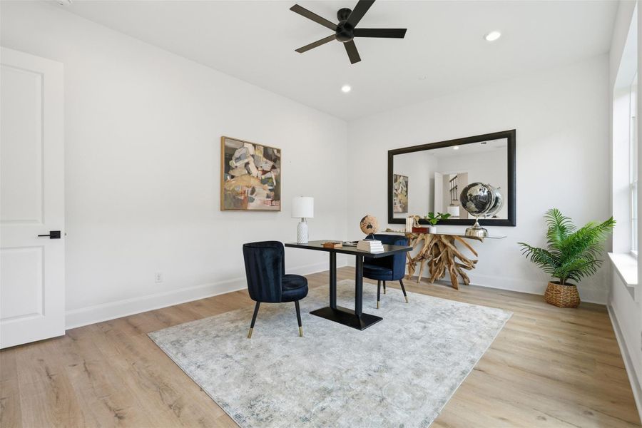 Furnished interior view inside a new home in , Houston (Image 23).