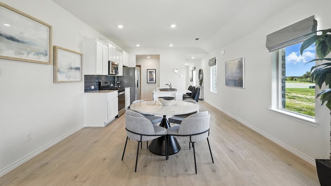 Representative furnished interior of a home built from the Camila by D.R. Horton in Silverado, Aubrey (Image 6). Representative furnished interior of a home built from the Camila by D.R. Horton in Silverado, Aubrey (Image 6).