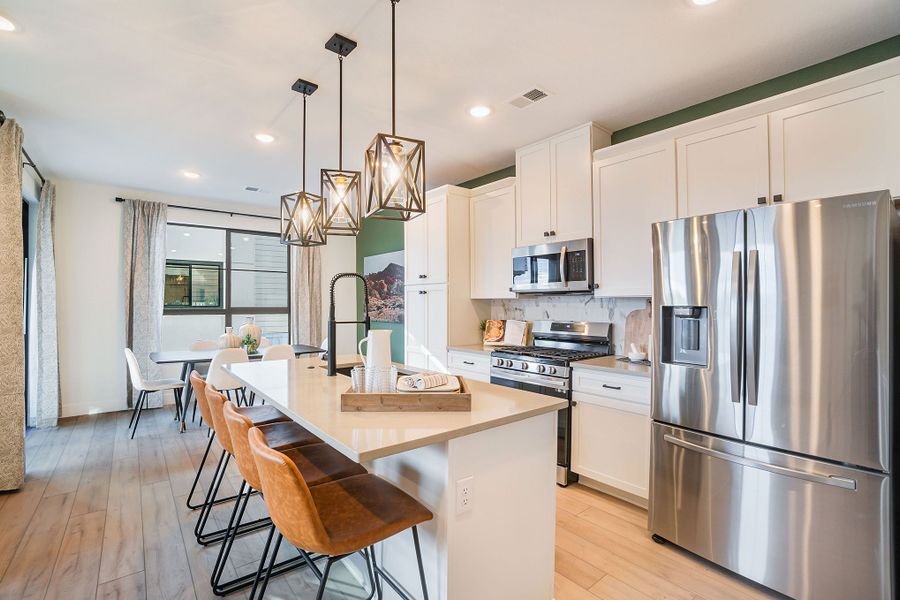 Representative furnished interior of a home built from the Baxter by Lokal Homes in The Vistas at West Mesa, Colorado Springs (Image 7).