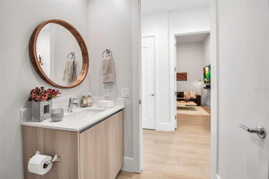 Furnished interior view inside a new home in , Sarasota (Image 27). Furnished interior view inside a new home in , Sarasota (Image 27).