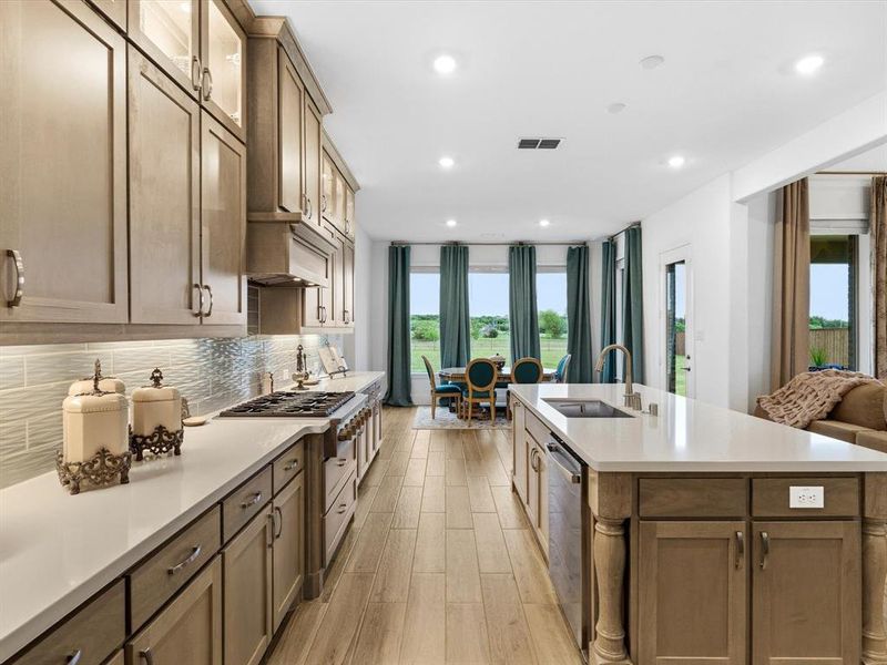 Furnished interior view inside a new home in Gean Estates, Keller (Image 17).