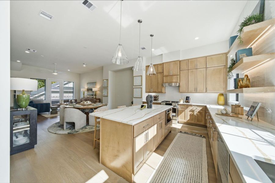 Furnished interior view inside a new home in Spring Valley Creek, Houston (Image 13).