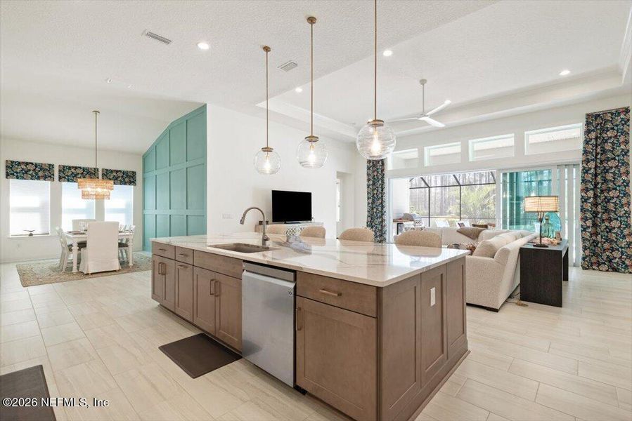 Furnished interior view inside a new home in , Ponte Vedra (Image 35).