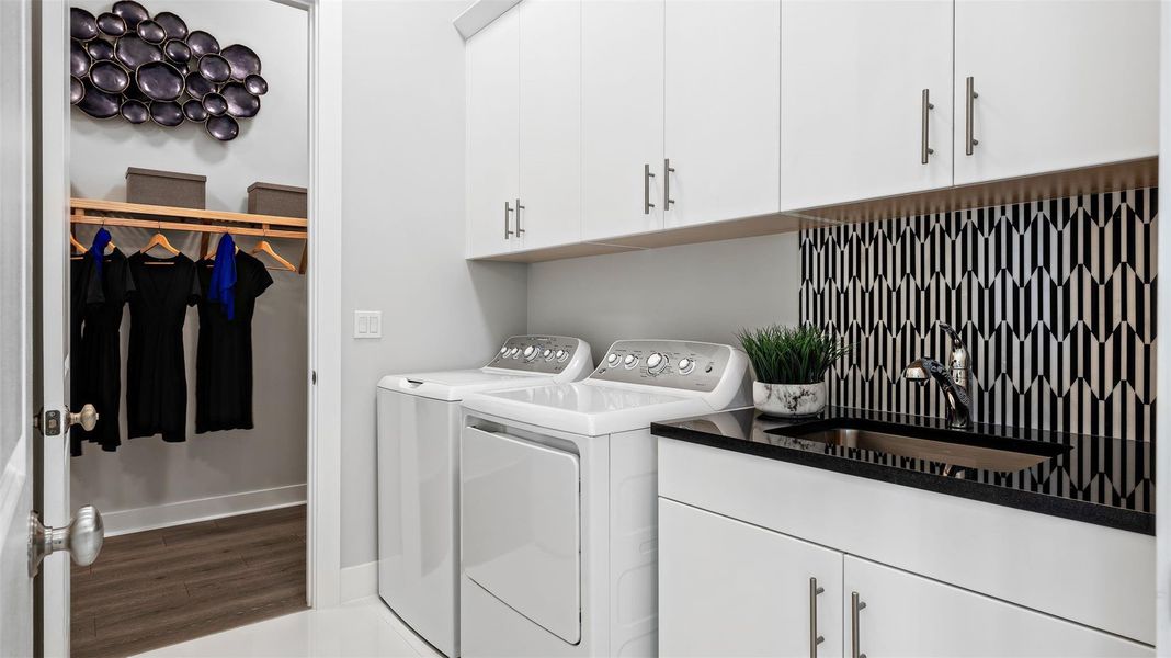 Furnished interior view inside a new home in Cresswind Palm Beach at Westlake, Westlake (Image 13).