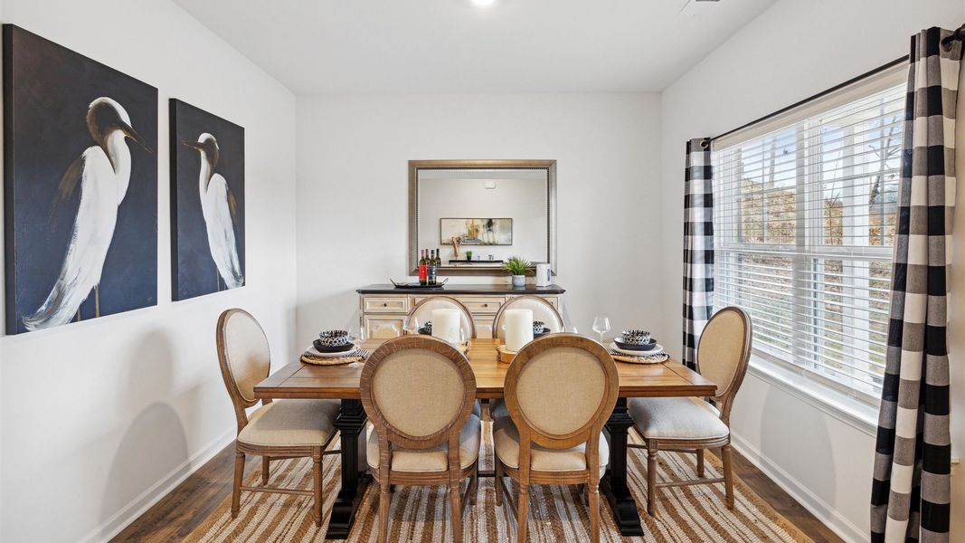 Representative furnished interior of a home built from the Hayden by D.R. Horton in Fairview Hills, Cleveland (Image 4).