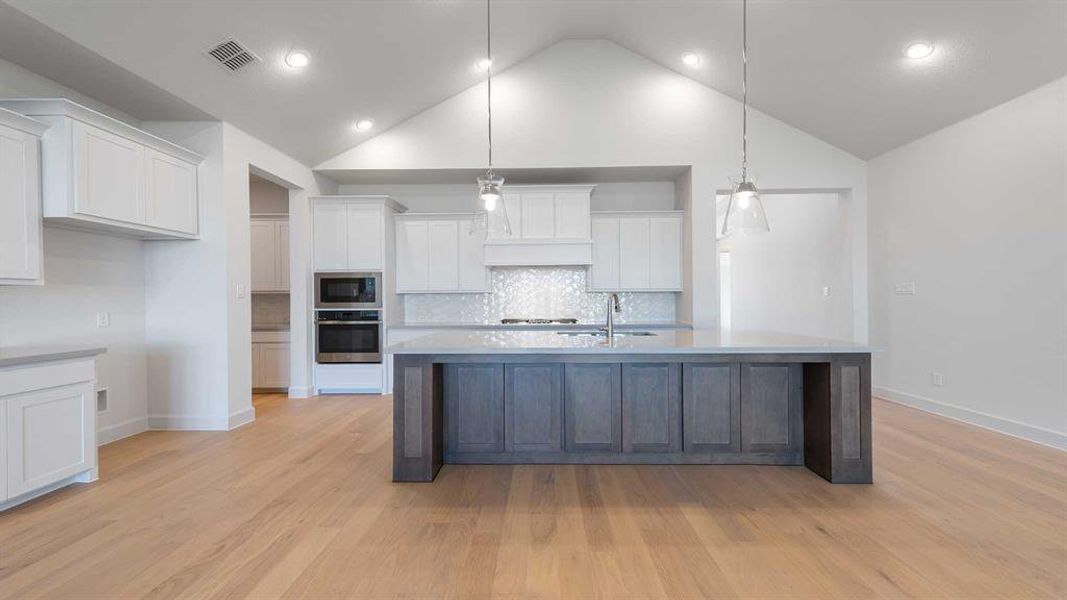 Furnished interior view inside a new home in North Sky 65', Celina (Image 6). Furnished interior view inside a new home in North Sky 65', Celina (Image 6).