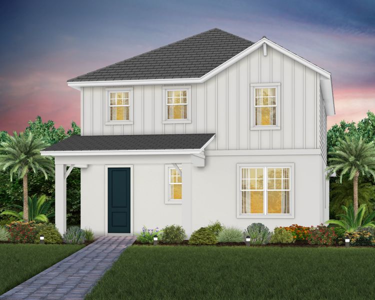 Representative exterior photo of a completed home built from the Mabel II with ADU by Pulte Homes in SeaFlower, Bradenton, FL (Image 35).