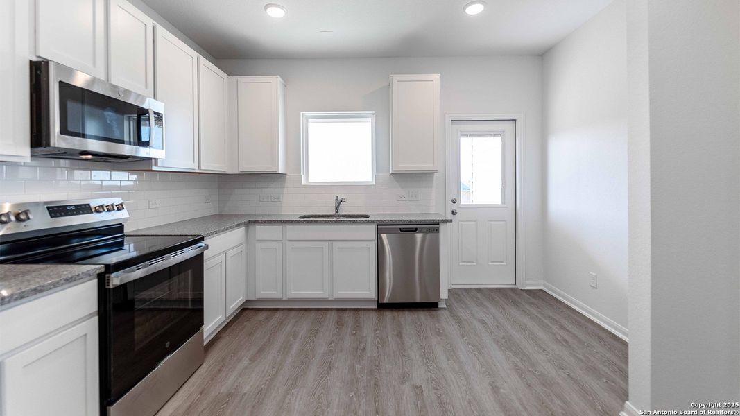 Furnished interior view inside a new home in Katzer Ranch, Converse (Image 3).