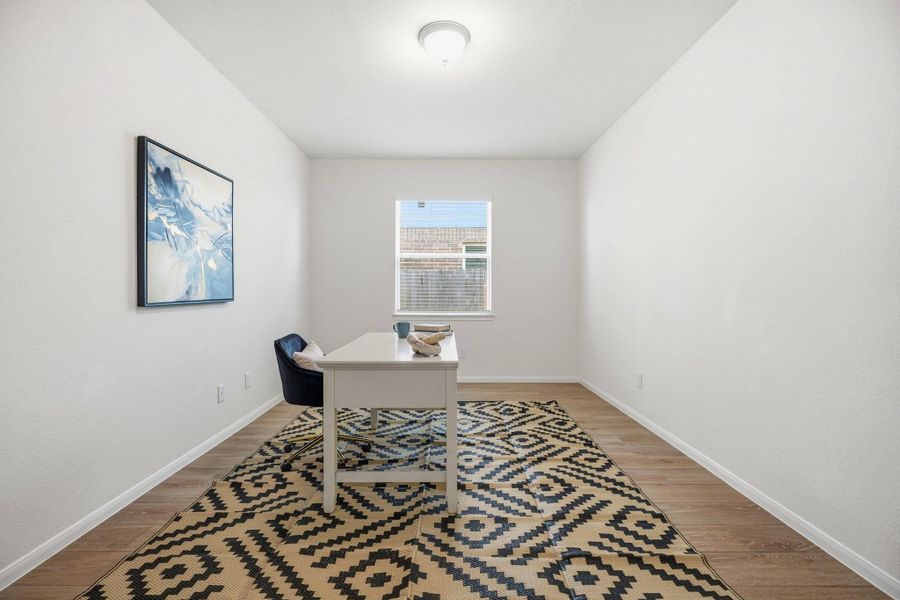 Furnished interior view inside a new home in , League City (Image 29).