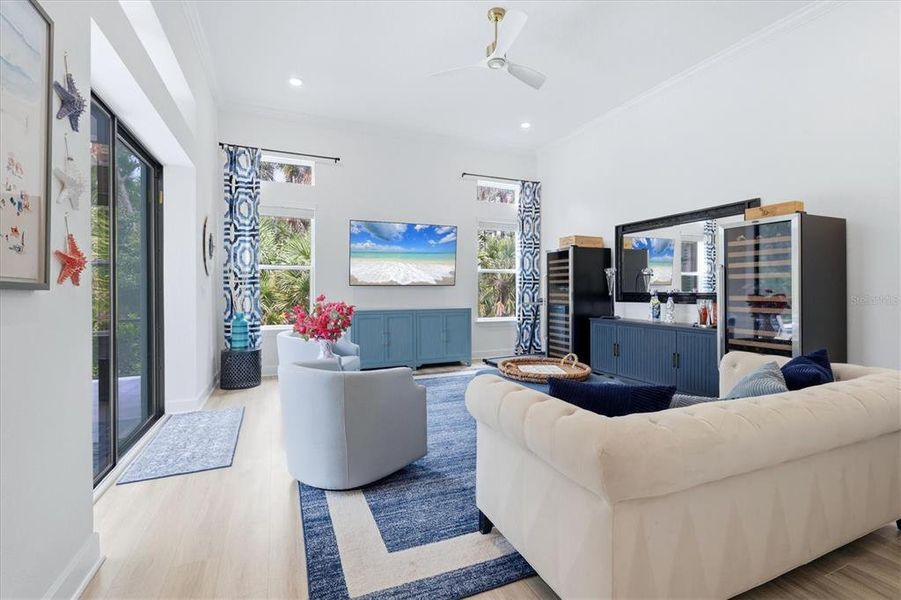 Furnished interior view inside a new home in , Sarasota (Image 33).