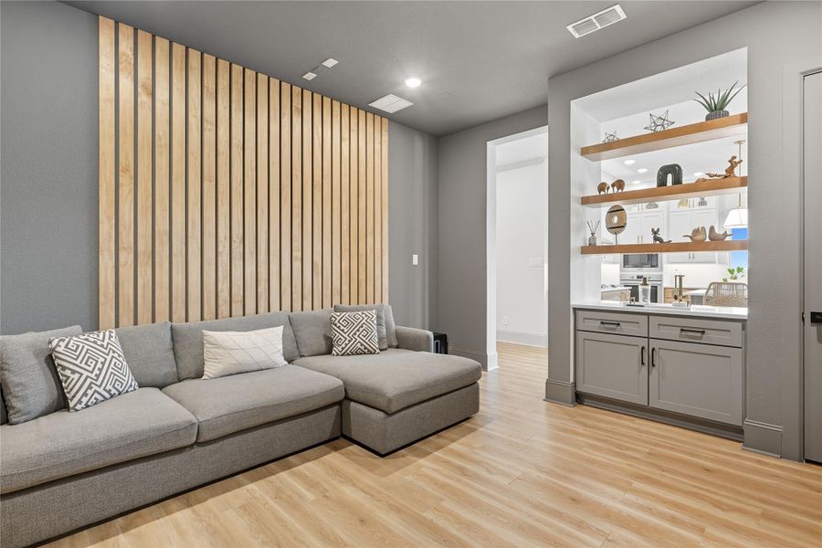 View of media room View of media room