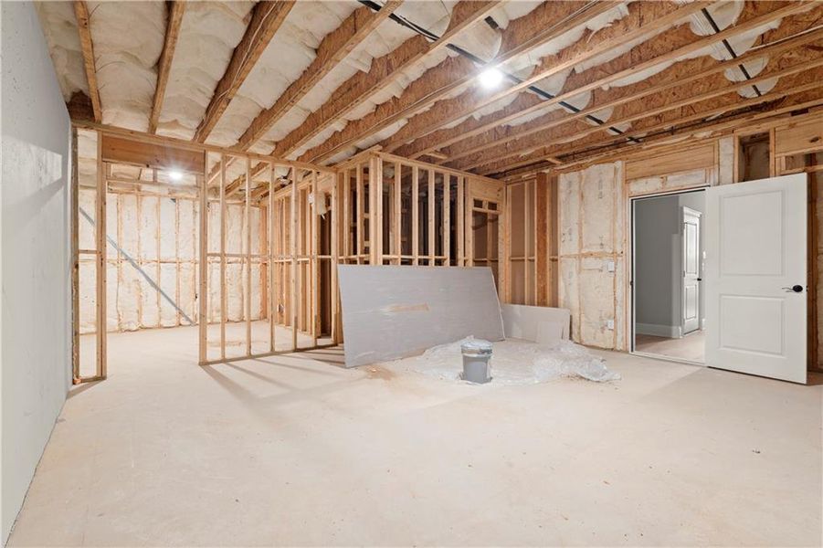 In-progress construction of a new home in , Canton, GA (Image 35).
