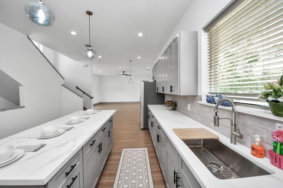 Furnished interior view inside a new home in , Houston (Image 9).
