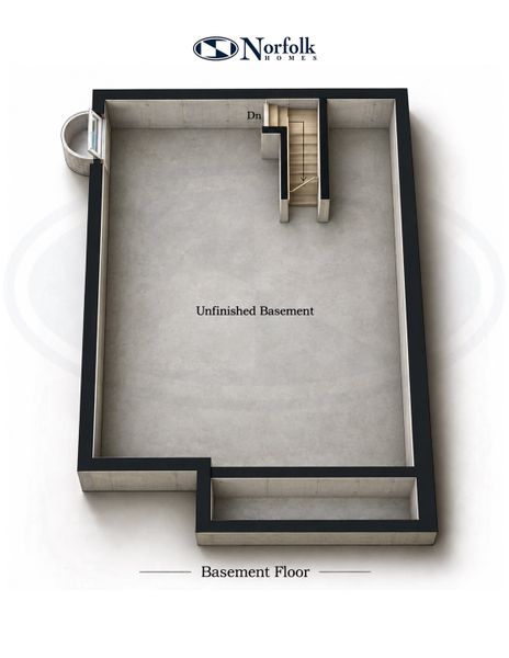 2D floor plan layout for the The Independence by Norfolk Homes in Offsite Builds Southern Michigan, Ann Arbor, MI (Image 5).