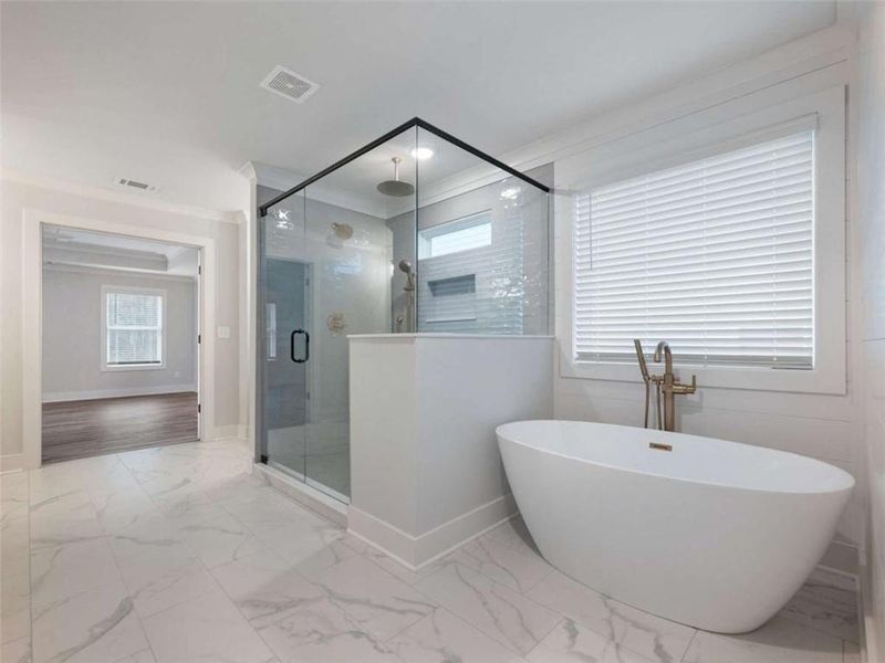 Furnished interior view inside a new home in , Buford (Image 22).
