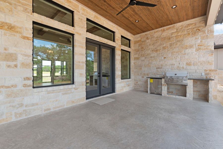 Exterior details and patio area of a home in , Burnet (Image 26). Exterior details and patio area of a home in , Burnet (Image 26).