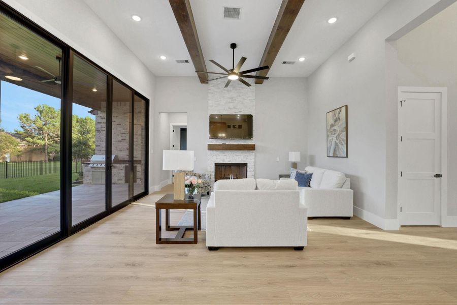 Furnished interior view inside a new home in , Montgomery (Image 9).