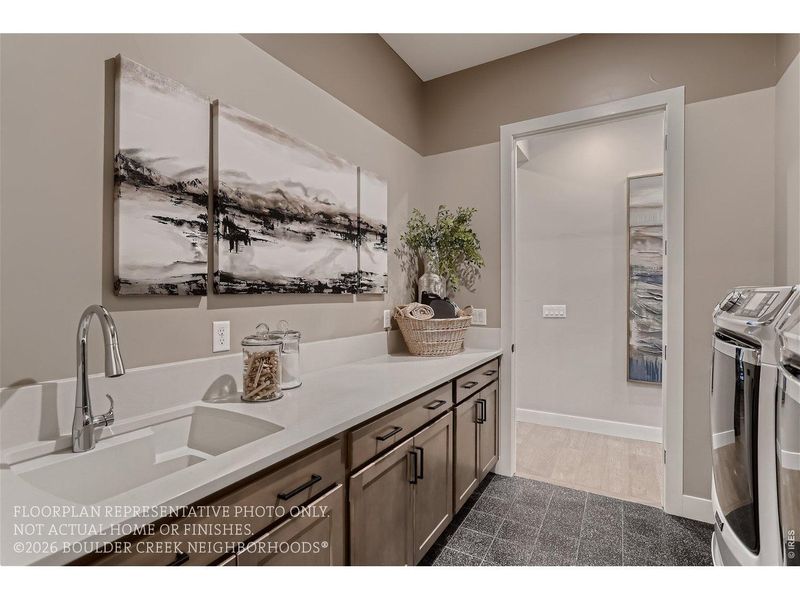 Furnished interior view inside a new home in , Broomfield (Image 26).