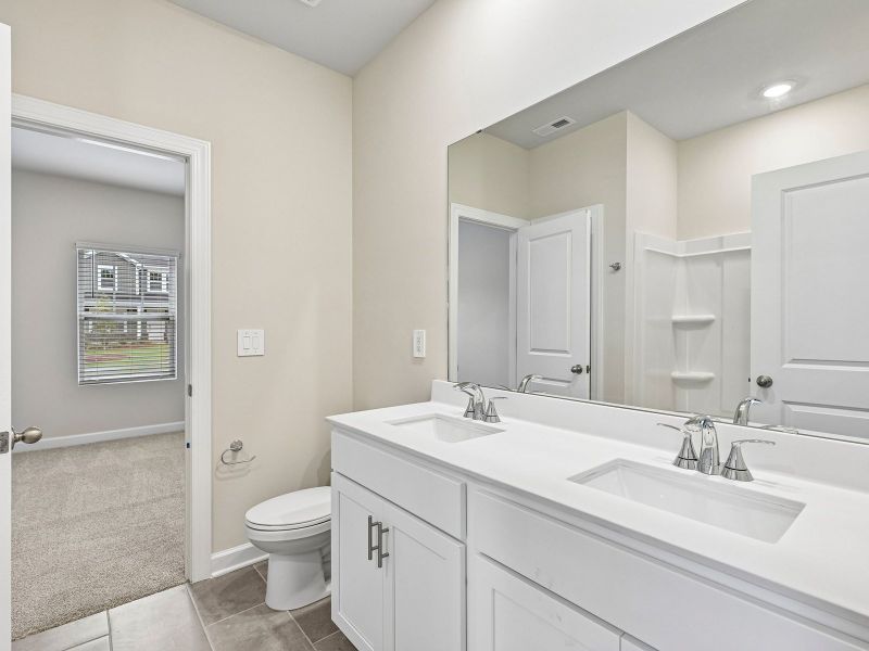 Furnished interior view inside a new home in Harper Landing, Stanley (Image 6). Furnished interior view inside a new home in Harper Landing, Stanley (Image 6).