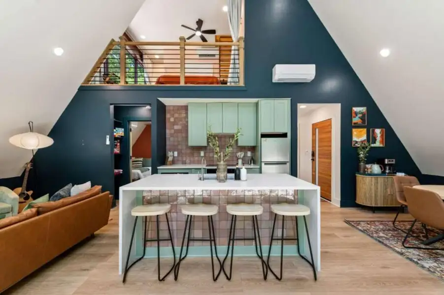 Furnished interior view inside a new home in , Blue Ridge (Image 37).