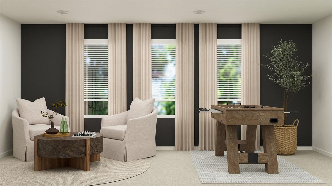 Furnished interior view inside a new home in , Elgin (Image 5).