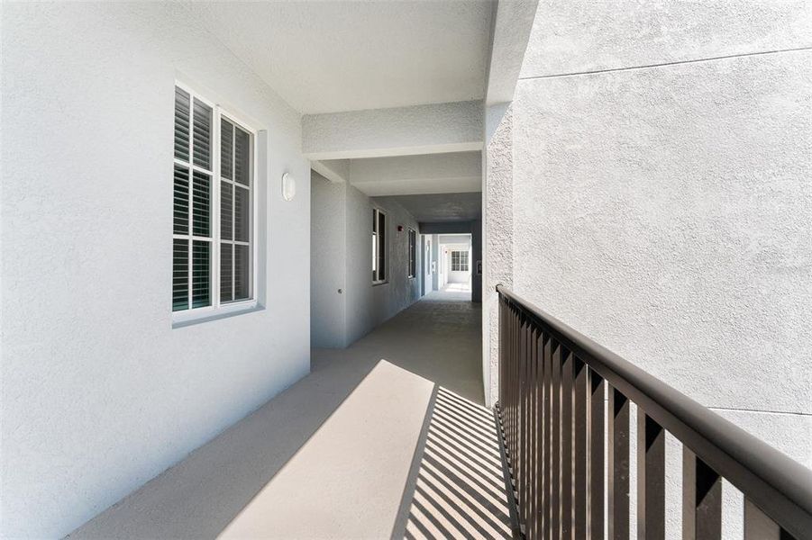 Exterior details and patio area of a home in Heritage Landing: Veranda Condominiums, Punta Gorda (Image 4).