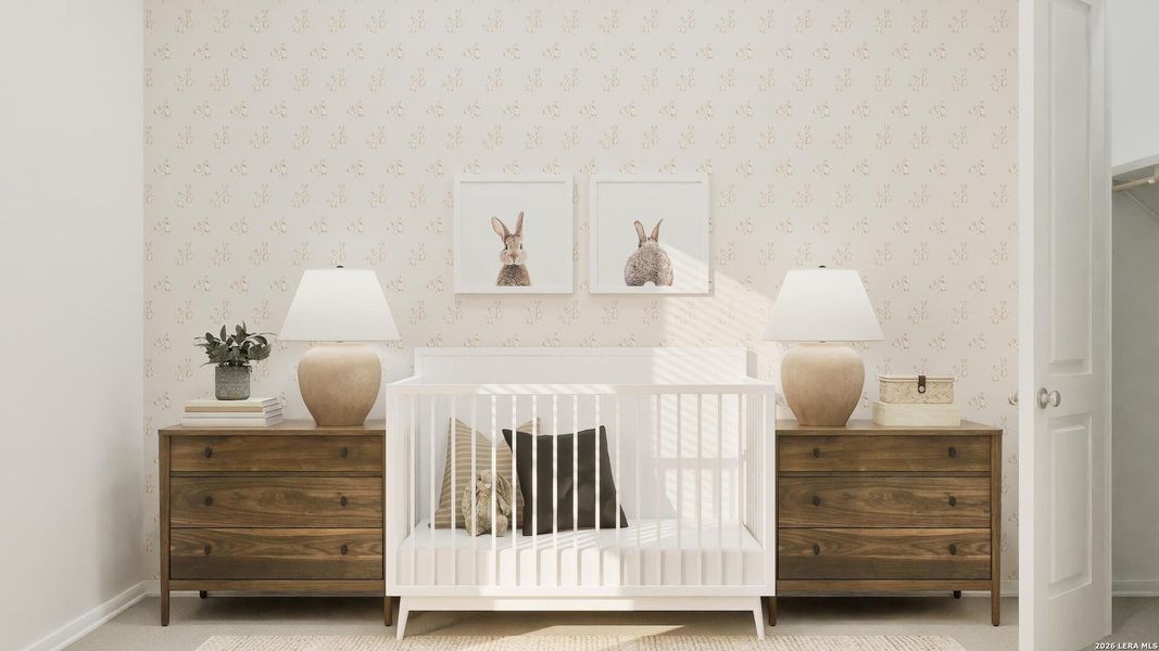 Furnished interior view inside a new home in Gatehouse, New Braunfels (Image 16).