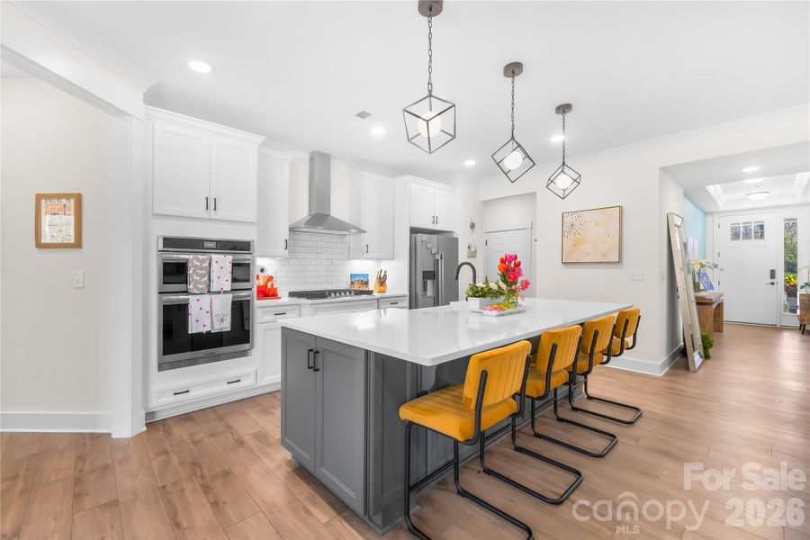 Furnished interior view inside a new home in Villas at Prestwick, Mooresville (Image 33).