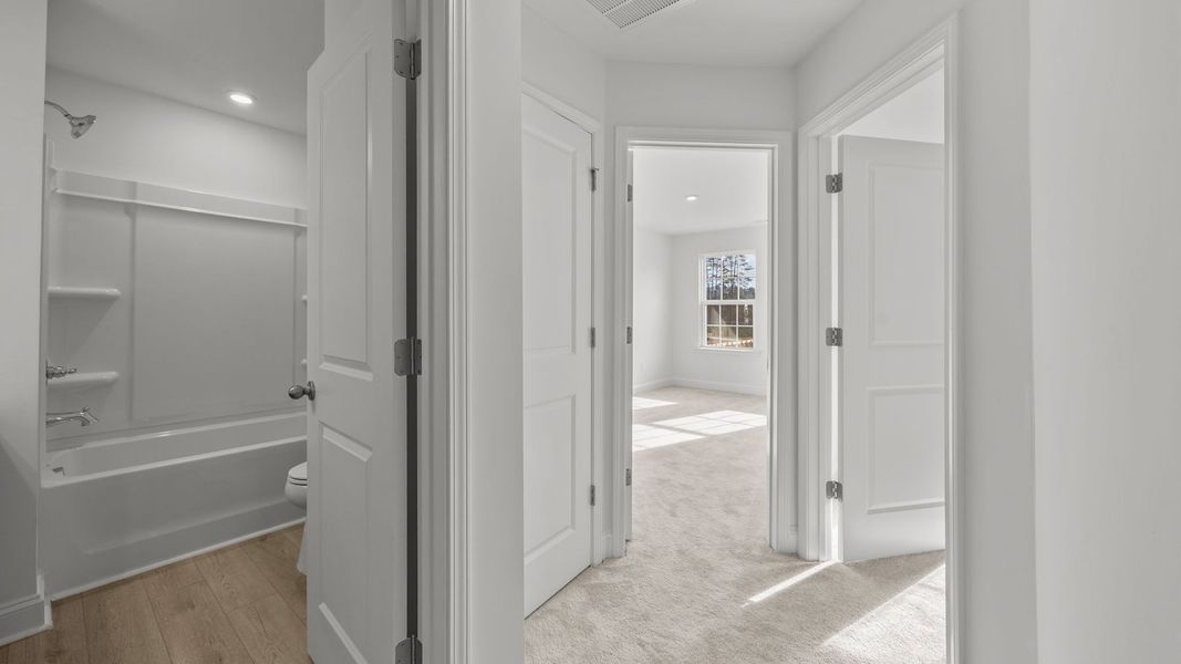 Furnished interior view inside a new home in Bell Glen, Charlotte (Image 15).