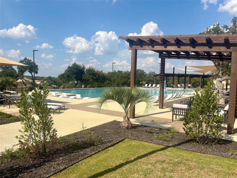 Community Pool with beach entry and kiddy pool Community Pool with beach entry and kiddy pool