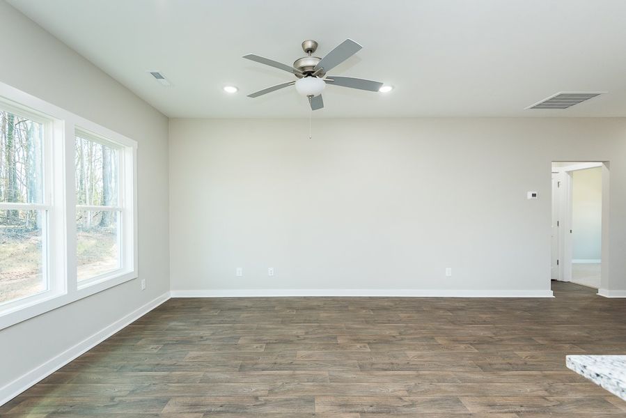 Representative unfurnished interior of a home built from the Camden A by Foundation Home Builders LLC in Pinnix Loop, Burlington (Image 16).