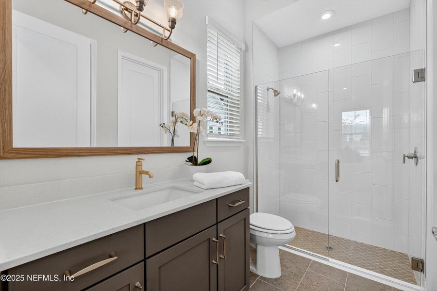 Furnished interior view inside a new home in RiverTown - WaterSong, St. Johns (Image 43).