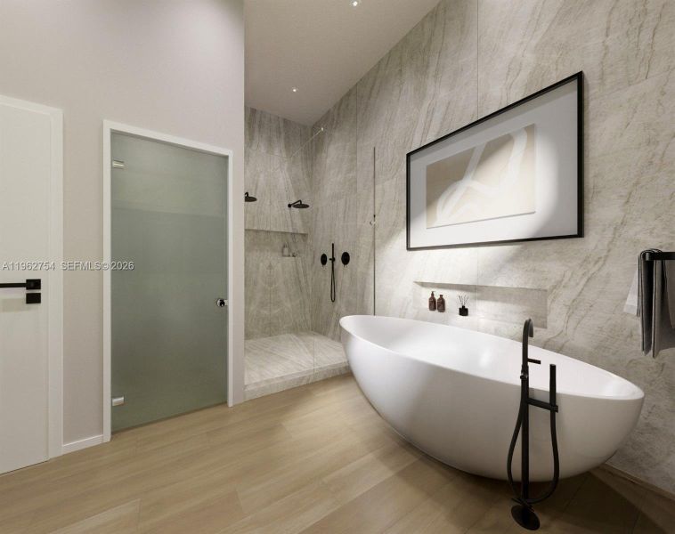 Furnished interior view inside a new home in , Miami (Image 6). Furnished interior view inside a new home in , Miami (Image 6).