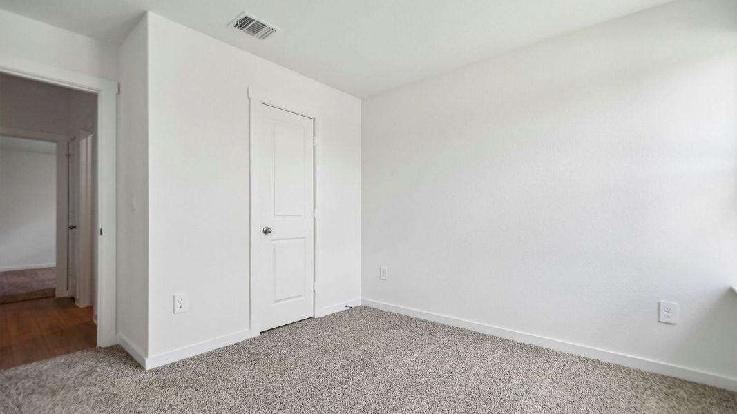 Spacious, unfurnished interior of a new home in Trails at Wildhorse, Austin (Image 40).