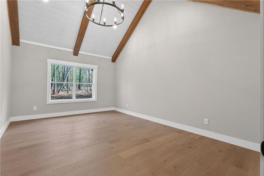 Spacious, unfurnished interior of a new home in , Ellijay (Image 28).