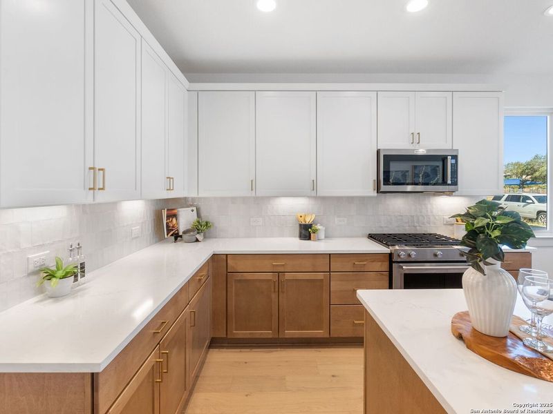 Furnished interior view inside a new home in Victoria Commons, San Antonio (Image 9).