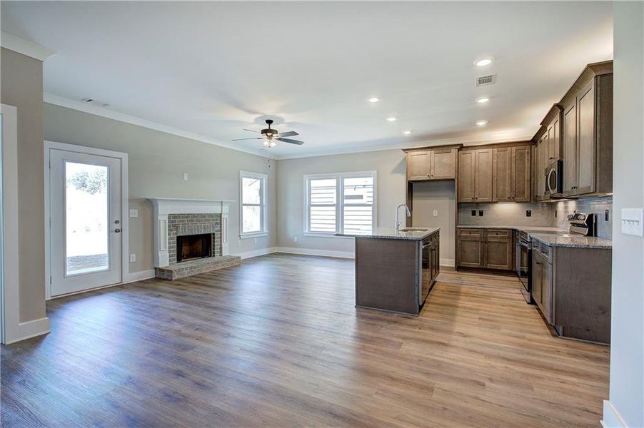 Furnished interior view inside a new home in , Cartersville (Image 28).