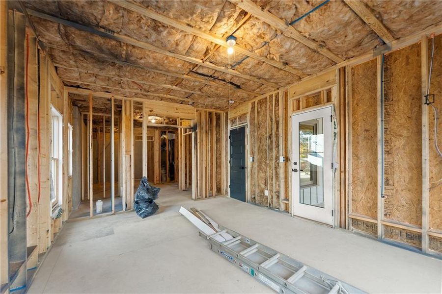 In-progress construction of a new home in , Dahlonega, GA (Image 65).