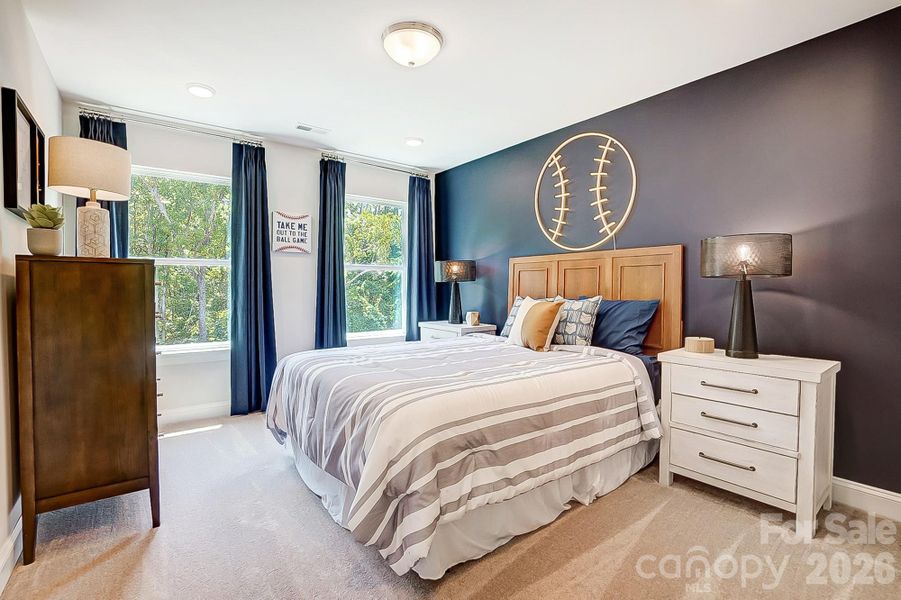 Furnished interior view inside a new home in Grier Meadows, Charlotte (Image 44).