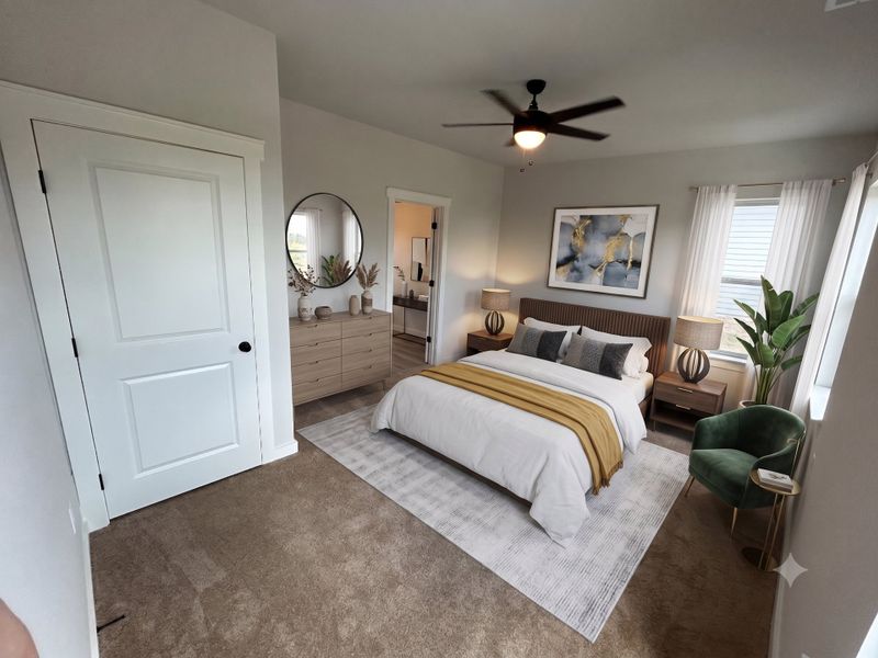Furnished interior view inside a new home in Hickory Cove, Burns (Image 8). Furnished interior view inside a new home in Hickory Cove, Burns (Image 8).