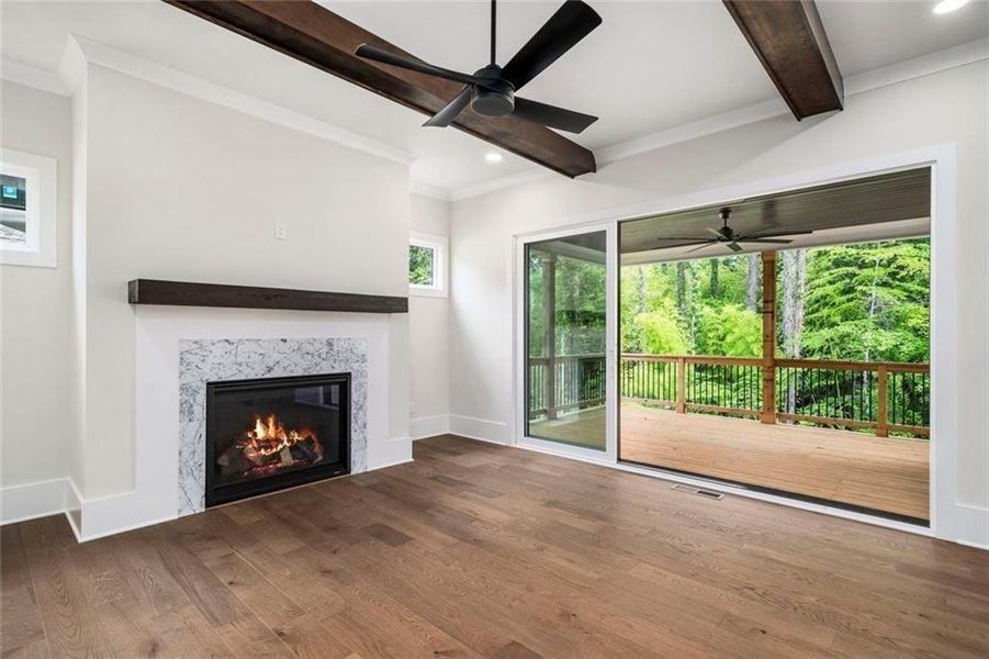 Spacious, unfurnished interior of a new home in , Atlanta (Image 38).