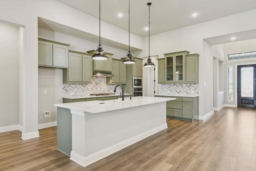 Representative furnished interior of a home built from the Stafford by Chesmar Homes in Talia, Mesquite (Image 4).