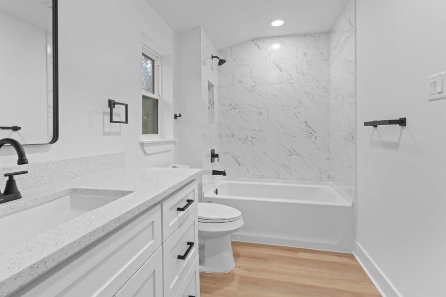 Furnished interior view inside a new home in , New Caney (Image 6).