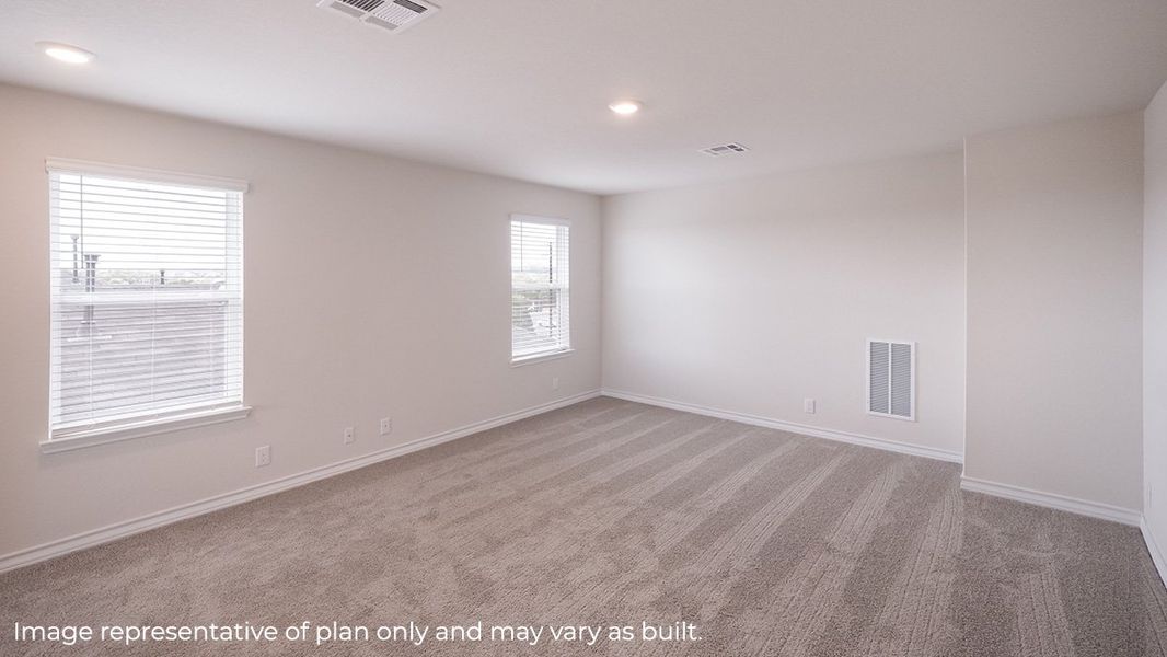 Spacious, unfurnished interior of a new home in Brookstone Creek, San Antonio (Image 14).
