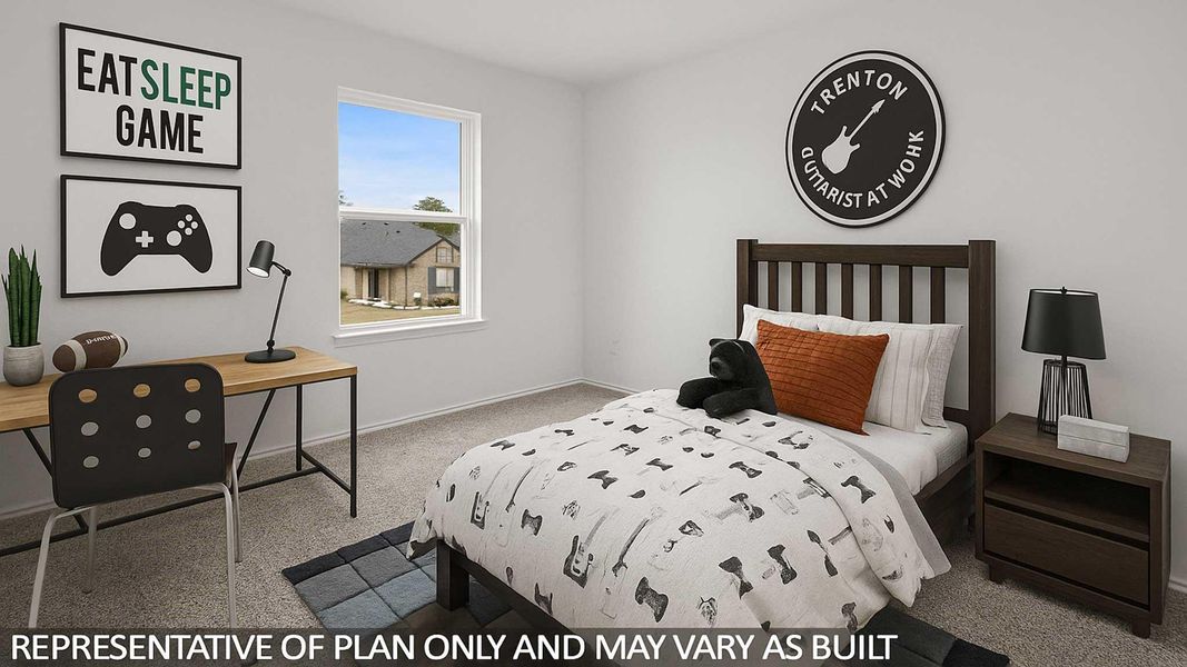 Furnished interior view inside a new home in Sunterra, Katy (Image 6).