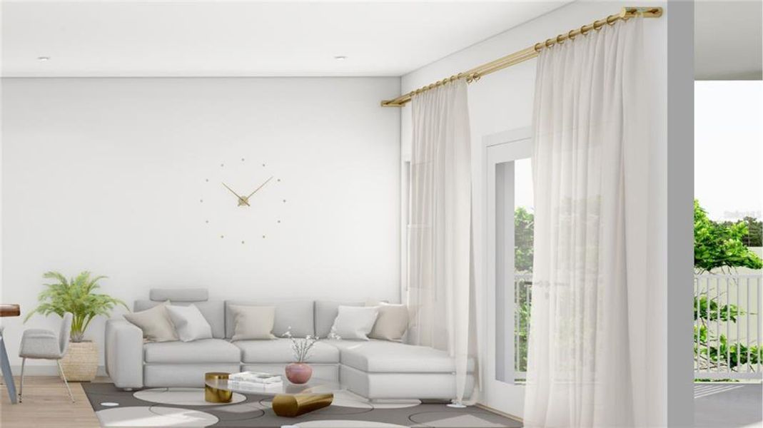 Furnished interior view inside a new home in , Kissimmee (Image 9).