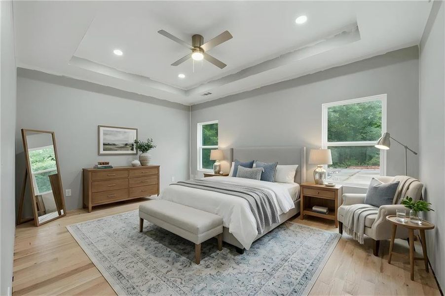 Furnished interior view inside a new home in , East Point (Image 7). Furnished interior view inside a new home in , East Point (Image 7).