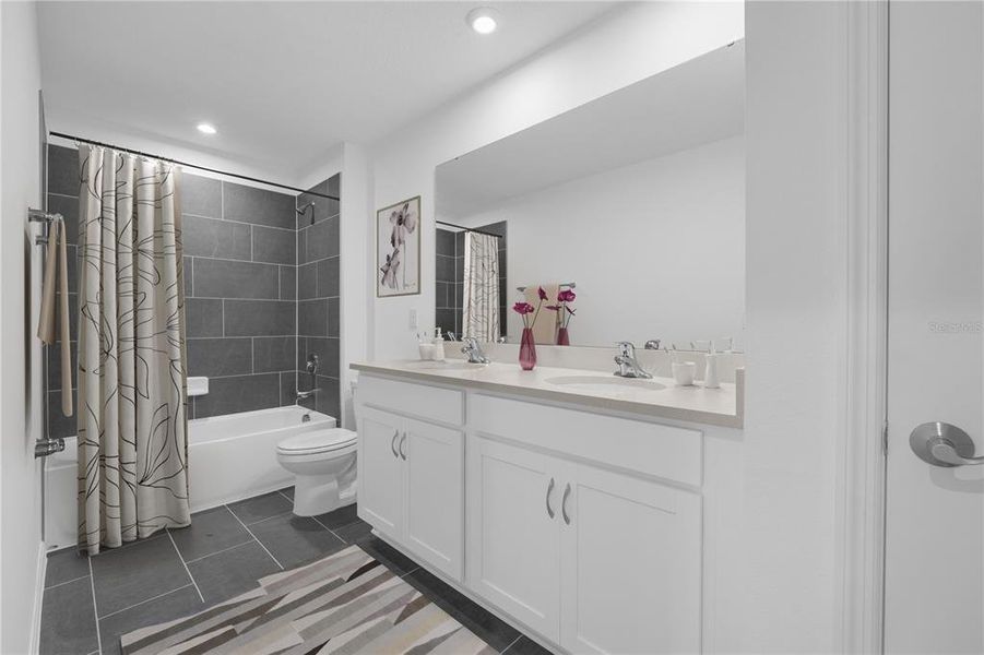 Furnished interior view inside a new home in Brack Ranch, St. Cloud (Image 14).